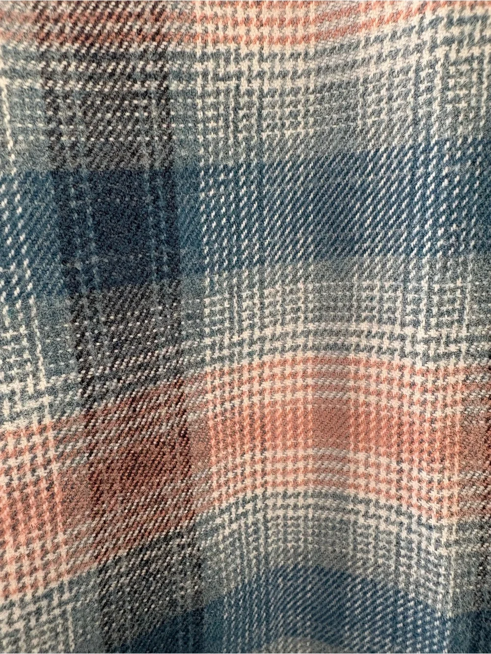 Surfside Supply Men’s Plaid Button-Down Shirt in Blue and Pink - Picture 3 of 7